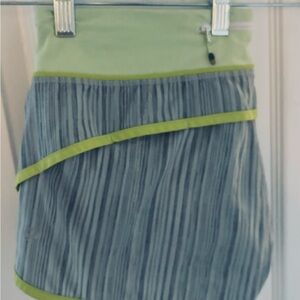 🎀Striped Green and Gray Women's Speed Shorts🎀